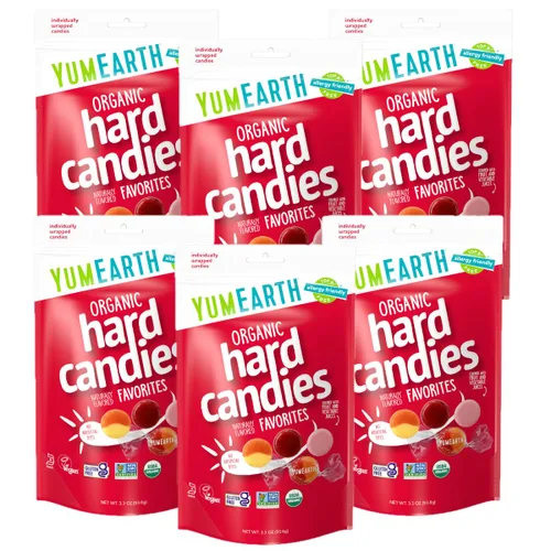 Vista 8 de YumEarth - Gomitas orgánicas con sabor a fruta, sabores surtidos, 1.93 kilogramos / 4.25 libras (paquete de 1), aptas para alérgicos, sin organismos