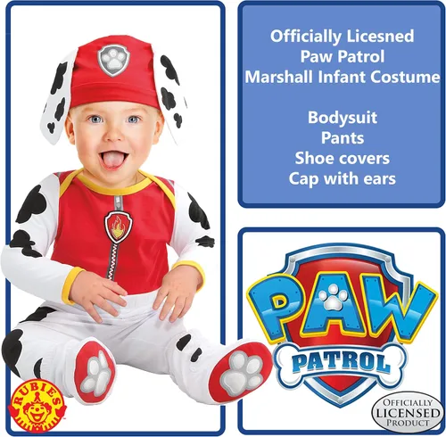 Vista 2 de Rubie's Boy's Paw Patrol Marshall Costume