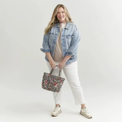 Vista 8 de Vera Bradley Bolso bandolera de algodón con múltiples correas