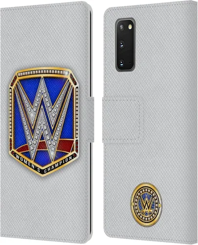 Vista 310 de Head Case Designs Officially Licensed WWE Cruiserweight Champion Title Belts Leather Wallet Case Compatible with Samsung Galaxy A07 4G Campeón