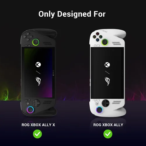Vista 2 de CoBak Protector de pantalla de vidrio templado 9H para ASUS ROG Xbox Ally y ROG Xbox Ally X 2025 de 7 pulgadas, instalación de alineación