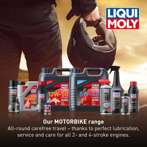 Vista 5 de Liqui Moly Motorbike 4T SAE 20W-50 Street 4 L Aceite para motores de 4 tiempos SKU: 20064