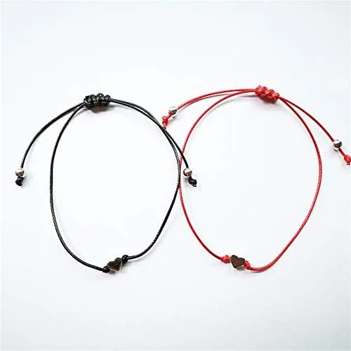 Vista 2 de Pulseras a juego para parejas para él y ella, pulseras de amistad para mujeres, niñas, hija, relaciones de larga distancia, regalos para novia, novio
