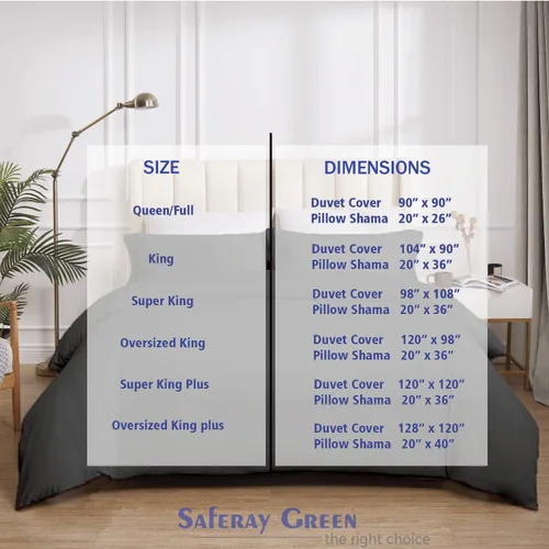 Vista 2 de Funda de edredón de algodón tamaño King, juego de ropa de cama de 3 piezas, tejido de satén suave, una funda de edredón y dos fundas de almohada