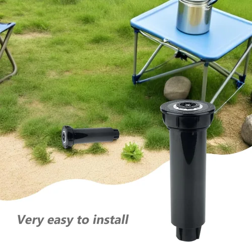 Vista 7 de Cabilock Cabezal de aspersor automático retráctil con filtro integrado para riego de césped de jardín, ángulo ajustable, rociador de agua enterrada