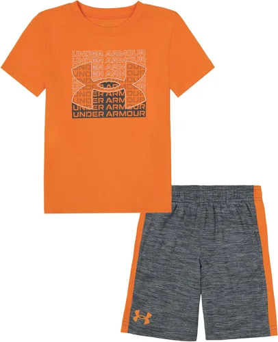 Vista 141 de Under Armour baby-girls Ua Terrazzo Leopard Heart SetShort Set