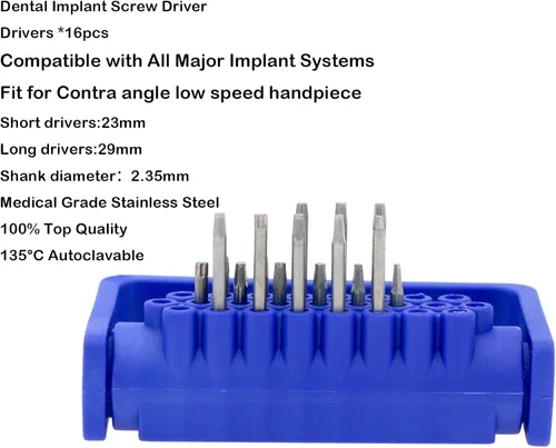 Vista 3 de Destornillador de tornillo hexagonal universal de implante SD-TORQUE