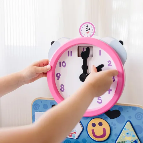 Vista 2 de Melissa & Doug Blue's Clues & You! - Reloj magnético de madera (31 piezas)