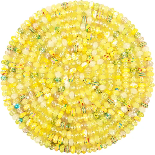 Vista 8 de 60 Piezas Cuentas Espaciadoras de Agujero Grande Cuentas Negras Surtidas Europeas para Manualidades Cuentas Grandes de Agujero Grande Lampwork