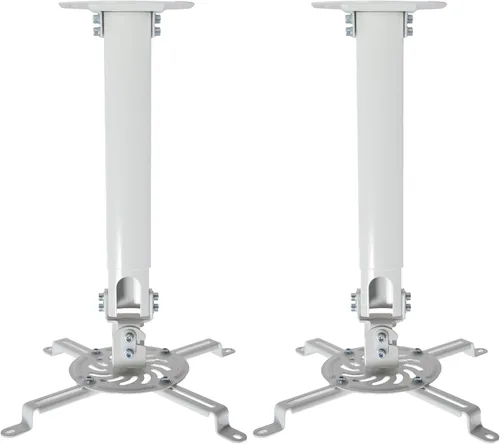 Vista 16 de VIVO Soporte de proyector de techo extensible, proyección ajustable en altura, rango de montaje de hasta 12.5 pulgadas con rango de mini proyector