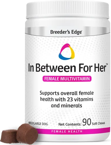 Vista 11 de El borde del criador en el medio para ella, suplemento multivitamínico diario para la cría de perros y gatos, llena los vacíos nutricionales y apoya