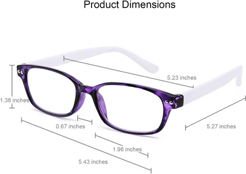 Vista 4 de Paquete de 5 lentes de lectura de plástico para mujer