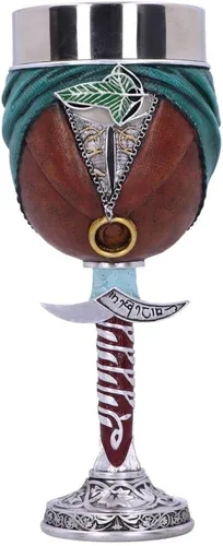 Vista 8 de Nemesis Now Aragorn - Copa de Lord of the Rings - Vaso temático pintado a mano, perfecto coleccionable para los fanáticos y entusiastas de LOTR