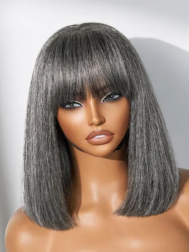 Vista 34 de Luvme Hair Ultra Confortable, de Colocación Rápida y Fácil, Corte Pixie Corto con Flequillo de 12.7 cm, con Tapa de Algodón Amistosa con la Piel