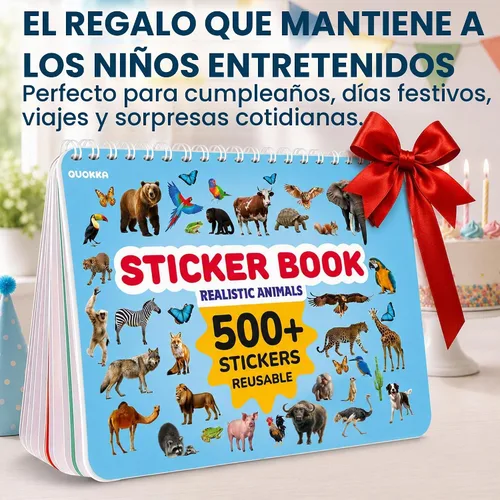 Vista 5 de Libro de calcomanías para niños de 3 a 5 años, libro de actividades