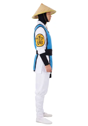 Vista 2 de Disfraz de Raiden para Hombre de Mortal Kombat Multicolor