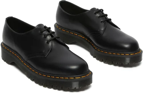 Vista 5 de Dr. Martens Hombres 1461 Bex Liso, Negro liso