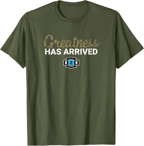 Vista 41 de Fantasy Football Greatness Has Arrived Camiseta Negro