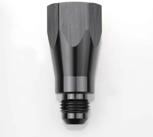 Vista 6 de Adaptador de válvula de ventilación enrollable en línea de aluminio 6AN hembra a 6AN macho para tanque de celda de combustible, adaptador de giro