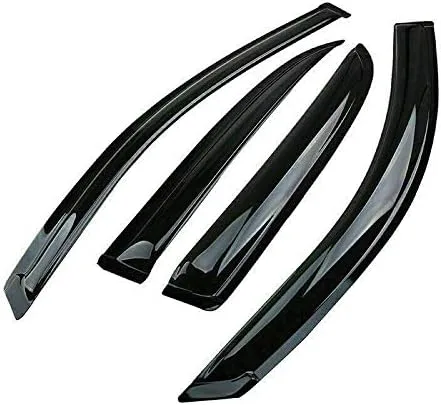 Vista 7 de Deflectores de ventana compatibles con Chevrolet Equinox 2005-2009 protector de deflector de ventana para ventana de sol y lluvia