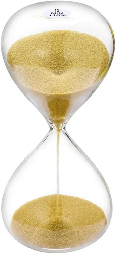 Vista 8 de SuLiao Reloj de arena con temporizador de arena de 1 minuto, reloj de arena negra de 5.1 pulgadas, reloj de arena de un minuto, reloj de arena