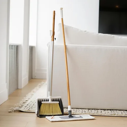 Vista 4 de Full Circle Mighty Mop - Cabezal de microfibra 2 en 1, color blanco
