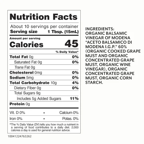 Vista 2 de Roland Foods Glaseado de vinagre balsámico orgánico de Módena, 5.07 oz