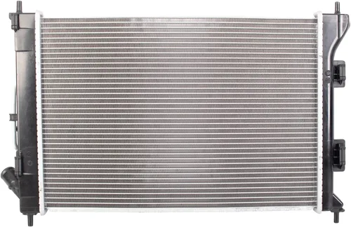 Vista 107 de TRQ Radiador de núcleo de aluminio de 1 fila Compatible con Subaru WRX STI 2.5L Turbo AWD 2015-2020