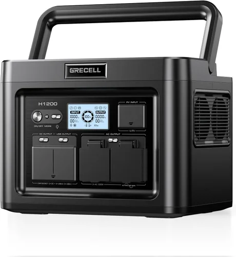 Vista 13 de Estación de energía portátil de 1000 W (pico de 2000 W), generador solar de 999 Wh, salida de CA de onda sinusoidal pura de 110 V con PD de 60 W
