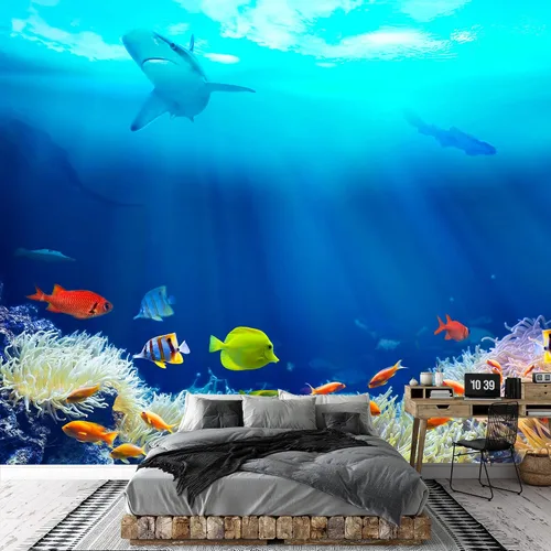 Vista 9 de Wall26 - Papel pintado autoadhesivo para pared, serie grande, WMR-WP-X-DA82-66x24x4