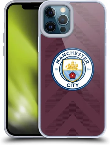 Vista 113 de Head Case Designs Funda de gel con licencia oficial del Manchester City Man City FC Away 2022/23 [protección de grado militar] compatible con Apple