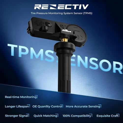 Vista 5 de Sensor TPMS, sensor de monitoreo de presión de neumáticos de 433 Mhz apto para Chrysler Jeep Dodge Ram Reemplazo # 56029398AB (paquete de 4)