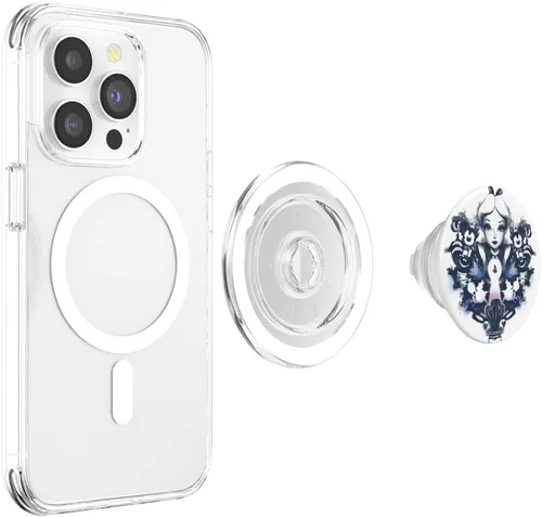 Vista 4 de Disney Alicia en el país de las maravillas Alice Rorschach Retrato PopSockets MagSafe PopGrip para iPhone
