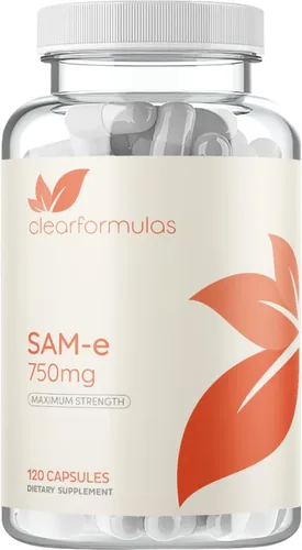 Vista 10 de Clear Formulas Bioactive SAM-e 750mg - Suplemento SAM-e de alta resistencia con forma S, S biológicamente activa para el hígado y el estado
