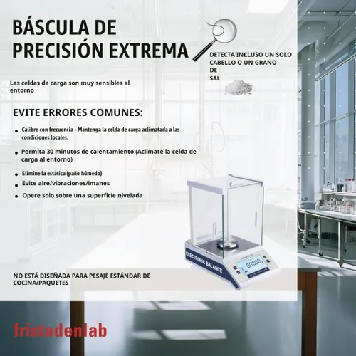 Vista 6 de Fristaden Lab Balanza analítica 7.41 oz x 0,1 mg (0.00 oz) Certificado de calibración Balanza de laboratorio profesional Compañía USA