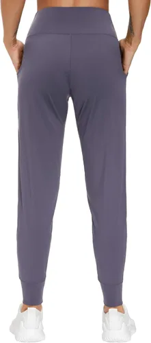 Vista 4 de THE GYM PEOPLE - Pantalones deportivos ajustados para mujer, ligeros, para entrenamiento, yoga, correr y descanso