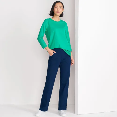 Vista 4 de Lands' End Pantalones activos de 5 bolsillos para mujer