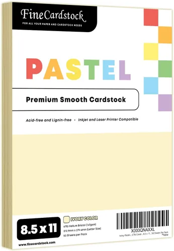 Vista 11 de Papel de cartulina de color pastel azul, cartulina de peso medio con cubierta de 67 libras, para artes y manualidades, colorear, anuncios, impresión