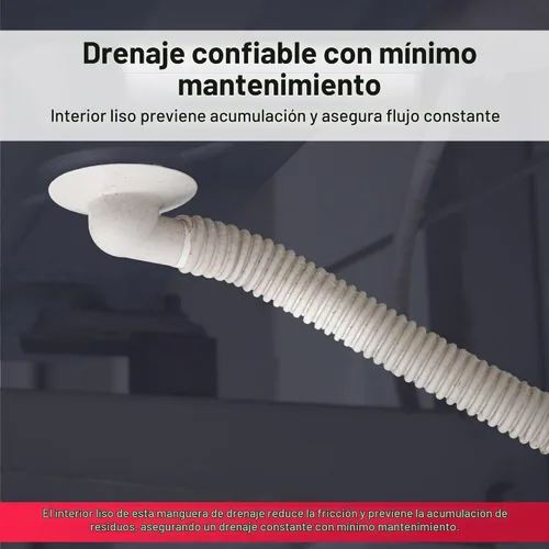 Vista 4 de Manguera de drenaje dividida sin conductos HVAC - Línea de condensado