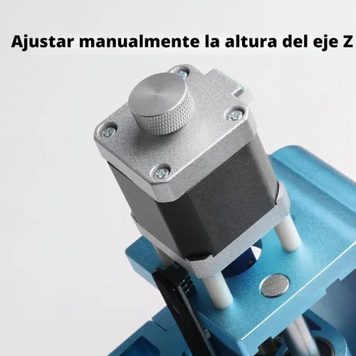 Vista 4 de Genmitsu Kit de montaje de eje Z de aluminio mejorado V2, con soporte de motor de husillo para husillo 775 y husillo de 300-500W, soporte de husillo