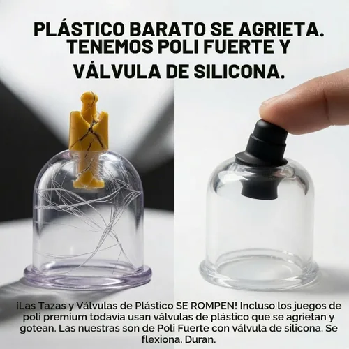 Vista 2 de Cupping Warehouse Juego de terapia de ventosas de policarbonato Poly Cups™ de 20 piezas Duradero y ligero PT, kit de ventosas miofasciales