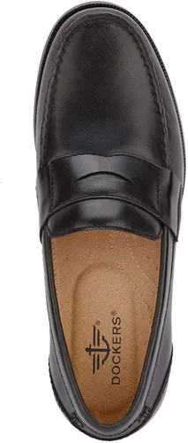 Vista 2 de Dockers Zapato tipo mocasín para hombre con diseño de colega, vestido, Beige Bronceado