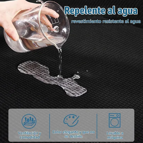 Vista 3 de SICHOWEL Fundas de Cojines de Sofá Repelentes al Agua de Tela Jacquard de Alta Elasticidad Protector de Muebles de Cojines de Silla para Sala