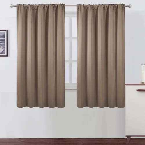 Vista 11 de LEMOMO Cortinas opacas de 42 x 54 pulgadas, juego de 2 paneles de cortinas con aislamiento térmico para oscurecer la habitación