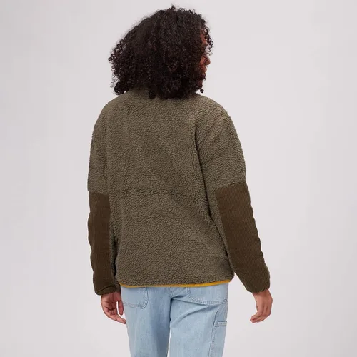 Vista 2 de KAVU Pearsoll Sudadera de forro polar, chaqueta de sherpa con cremallera