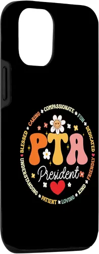 Vista 3 de iPhone 15 Parents Teacher Association Team Supporter PTA President Case