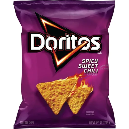 Vista 19 de Doritos Chips de tortilla saborizados, nacho picante, 42 onzas (paquete de 4)