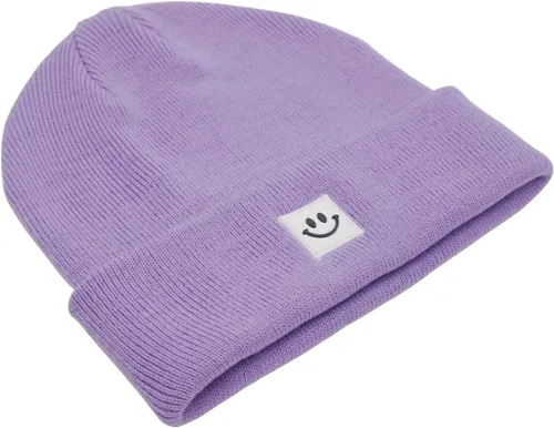 Vista 2 de MaxNova Knit Beanie Hat with Smile Face for MenWomen