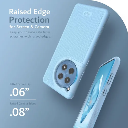 Vista 5 de TUDIA MergeGrip - Funda para OnePlus 12R 5G, color azul bahía AZUL (Bay Blue)