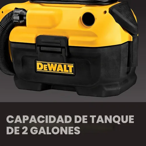 Vista 4 de DeWalt DCV581H Aspiradora para agua y polvo con cable o inalámbrica con batería de 18/20 voltios MAX